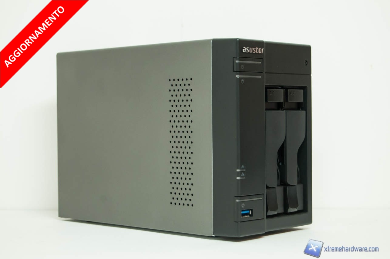 Asustor AS6102T: aggiornamento test nuovo firmware 1.35
