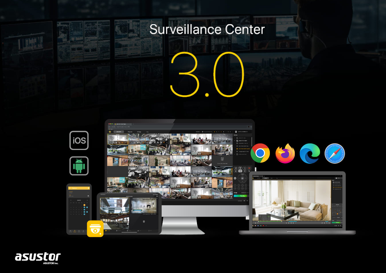 ASUSTOR annuncia la disponibilità di Surveillance Center 3.0