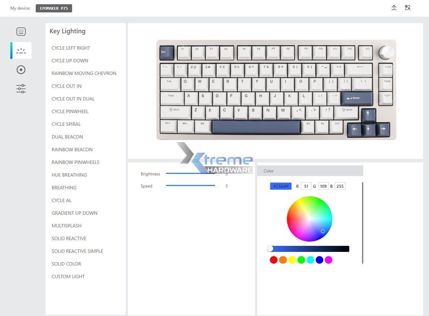 EPOMAKER P75 Webdriver 8 7a531