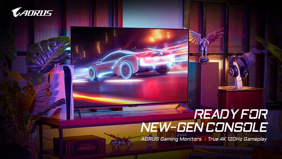 I nuovi Gaming Monitor 4K GIGABYTE AORUS sono pronti per le console Next-Gen