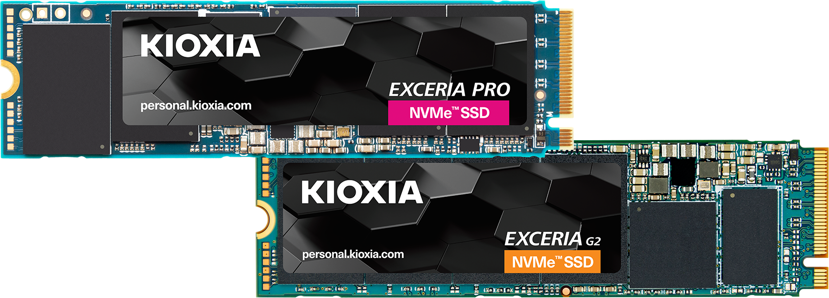 KIOXIA introduce le nuove serie di SSD EXCERIA PRO e EXCERIA G2
