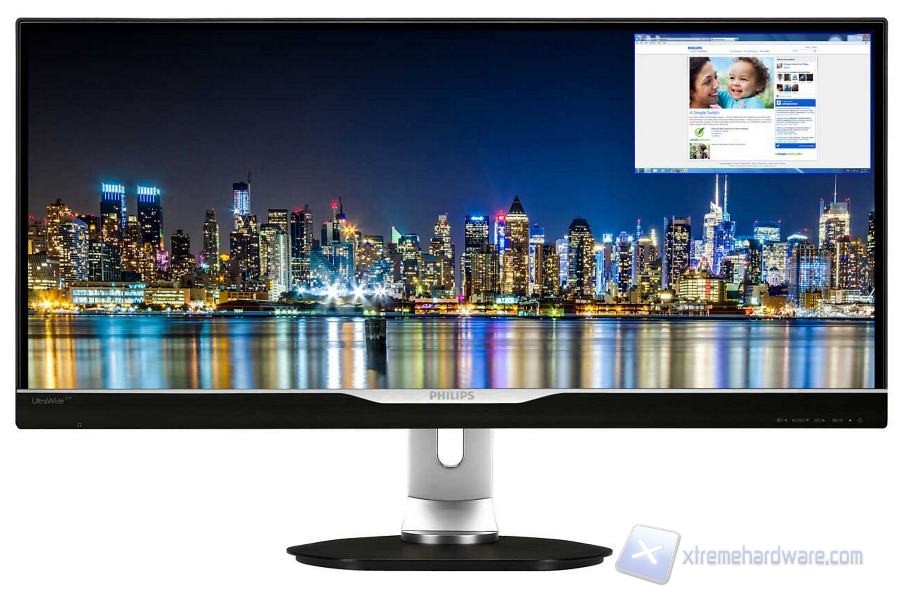 Philips 298P4QJEB, il Brilliance MultiView UltraWide 21:9