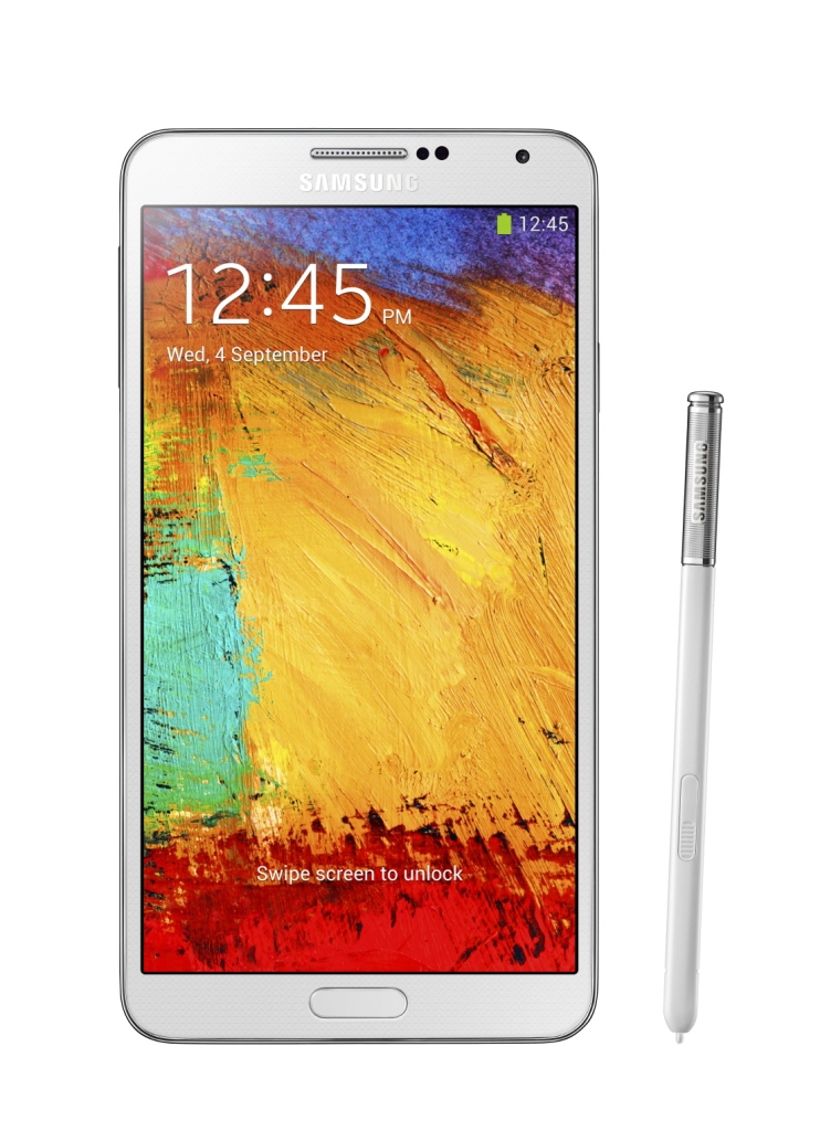 samsung Galaxy Note3 white pen